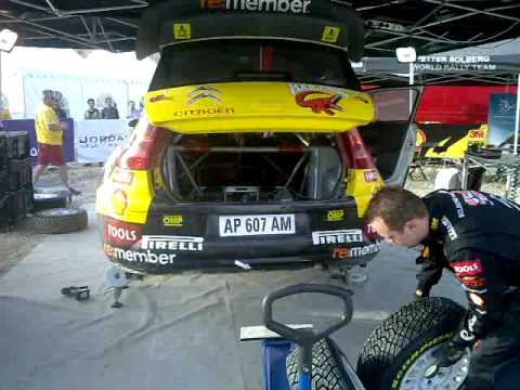 RallyFunJapan | Petter Solberg  Early morning service, day 2 Jordan Rally.