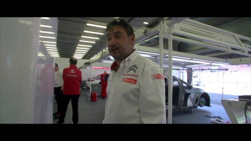 RallyFunJapan | .@CitroenRacing #WTCC Lessons - Garage with Elena.