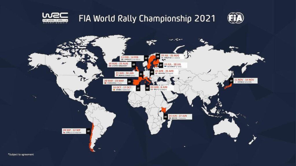 RallyFunJapan | 2021 WRC CALENDAR RallyFunJapan | 2021 WRC CALENDAR