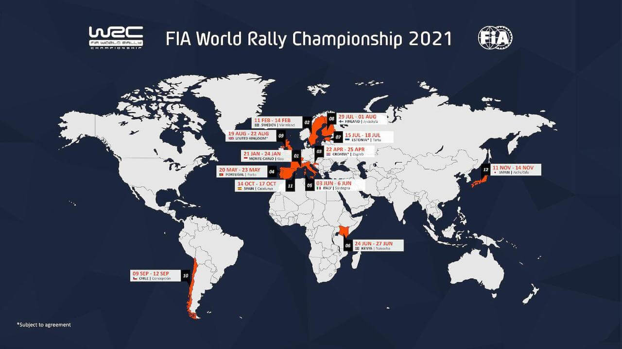 RallyFunJapan | 2021 WRC CALENDAR RallyFunJapan | 2021 WRC CALENDAR