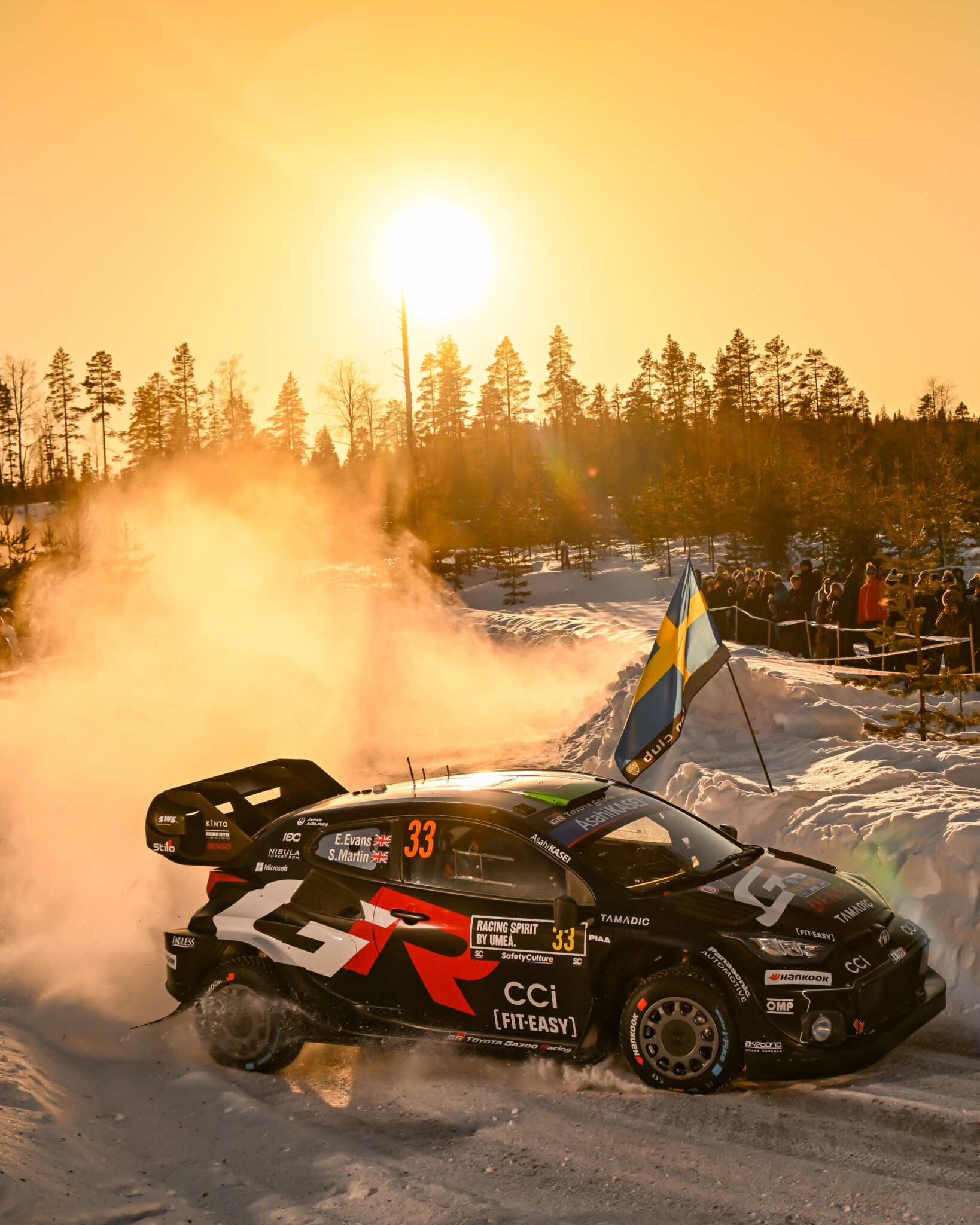 RallyFunJapan | WRC 2025 RALLY SWEDEN DAY2 : チームメイト同士の優勝争いが激化 RallyFunJapan | WRC 2025 RALLY SWEDEN DAY2 : チームメイト同士の優勝争いが激化